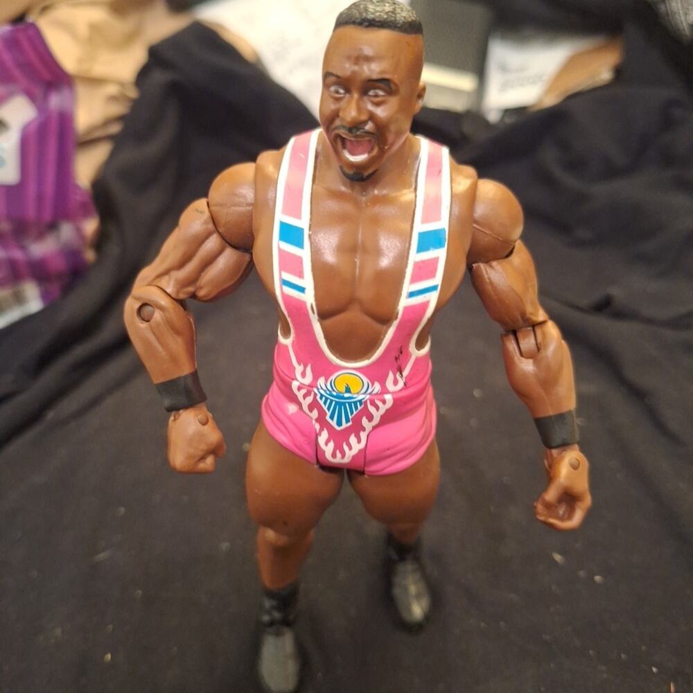 Big E Wrestling Action Figure WWE WWF - Mattel 2013